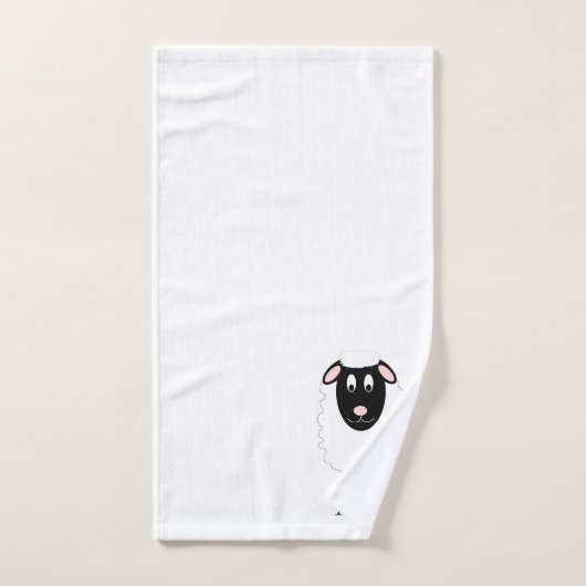 Sheep Design Monogrammed Bad Handdoek (Handdoek)