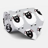 Sheep Design Stropdas (Opgerold)