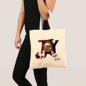 Sheep die naar Baby Jesus Joy kijkt Tote Bag (Voorkant (product))