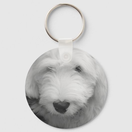 Sheep Dog Foto Sleutelhanger (Voorkant)