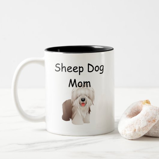 Sheep Dog Ma Coffee Mok (Met donut)