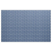 Sheep Dog Silhouette Pet Navy Blue Stof (Yard (91,4 cm))