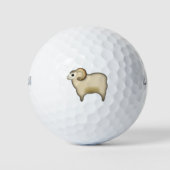 Sheep - Emoji Golfballen (Voorkant)