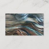 Sheep Face Breien Wool Arts Visitekaartje (Achterkant)