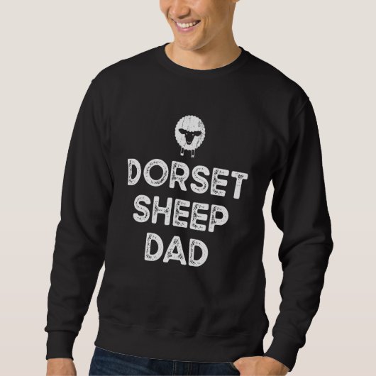 Sheep Farmer Dad Father - Breeder Dorset Sheep_1 Trui (Voorkant)