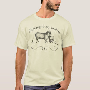 Sheep Farmer Funny French Gezegde  Style T-shirt