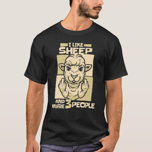 Sheep Farmer Lamb Shepherd 1 T-shirt (Voorkant)