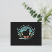 Sheep Farmer Retro Briefkaart (Staand voorkant)