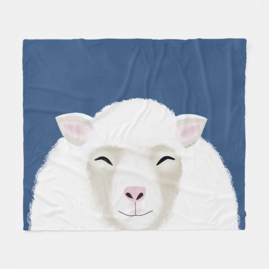 Sheep Fleece Blanket (Voorkant (Horizontaal))