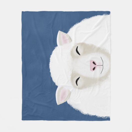 Sheep Fleece Blanket Deken (Voorkant)