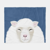 Sheep Fleece Blanket Deken (Voorkant (Horizontaal))