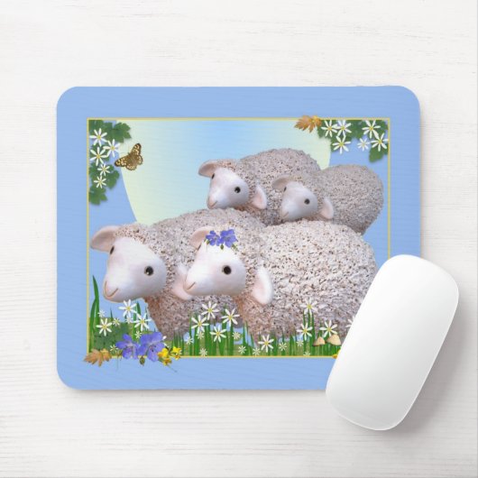 SHEEP FLOCK Mousemat Muismat (Met muis)