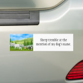 Sheep Herding Dog Bumpersticker (Op auto)