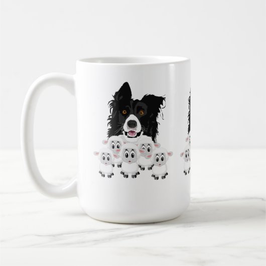 Sheep Herding Dog en Sheep Koffiemok (Links)