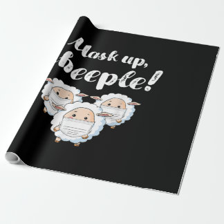 Sheep in mask | Animal Lovers Perfect Gift Cadeaupapier