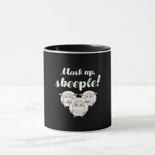 Sheep in mask   Animal Lovers Perfect Gift Mok