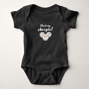 Sheep in mask Animal Lovers Perfect Gift Romper