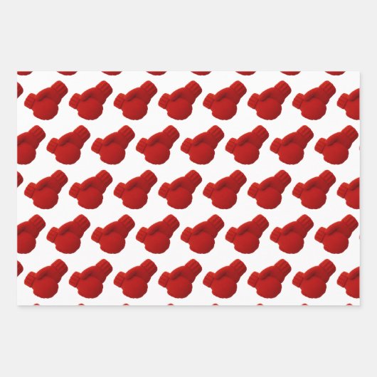 Sheep in Sheep Sweater, Mittens, Warm Wishes Inpakpapier Vel (Voorkant 3)