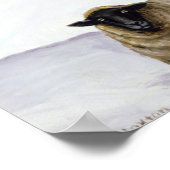 Sheep in Winter Poster (Hoek)