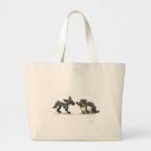 "Sheep in Wolf's Clothing" Bag Grote Tote Bag (Voorkant)