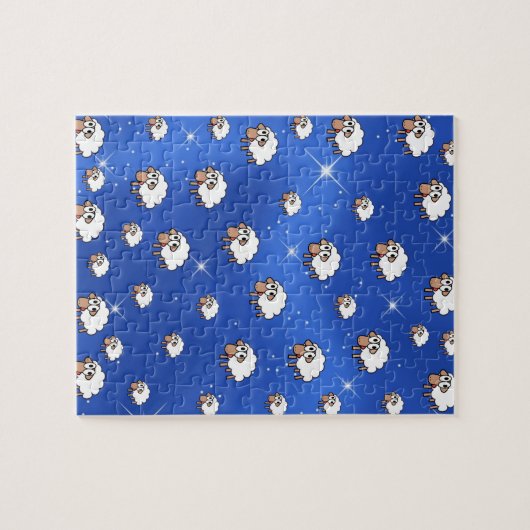 Sheep Jigzaag Puzzle Legpuzzel (Horizontaal)