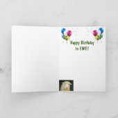 Sheep Joke Pun Birthday Kaart (Binnen)