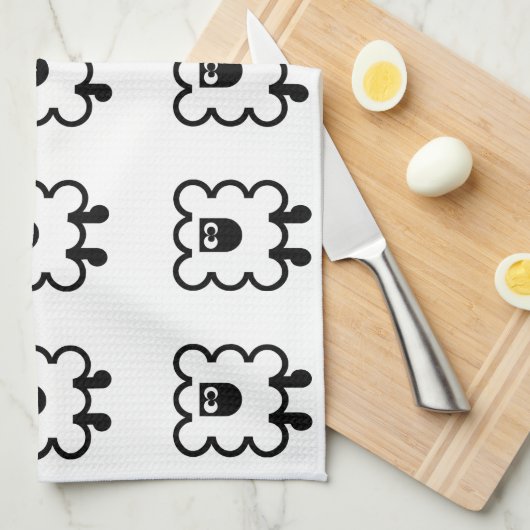 SHEEP-keukenlinnen Theedoek (Quarter Fold)