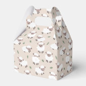 Sheep & Lamb Cute Hand Drawn Farm Animals Bedankdoosjes (Achterkant)