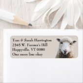 Sheep Lamb Farm Animals Etiket (Insitu)