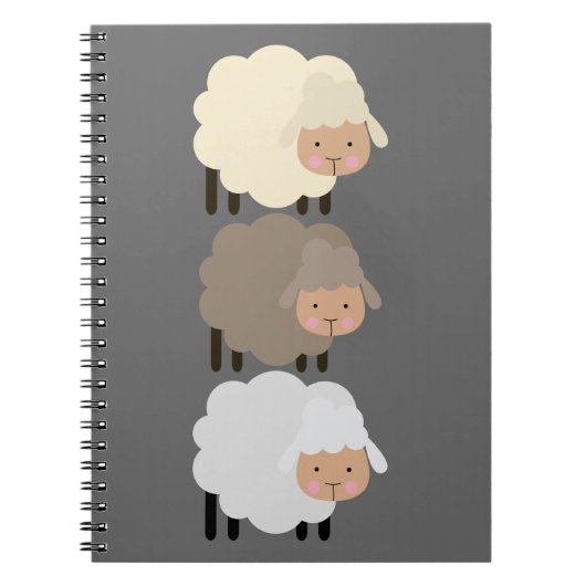 Sheep-laptop Notitieboek (Voorkant)