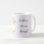 Sheep Lavender Hat Koffiemok (Voorkant rechts)