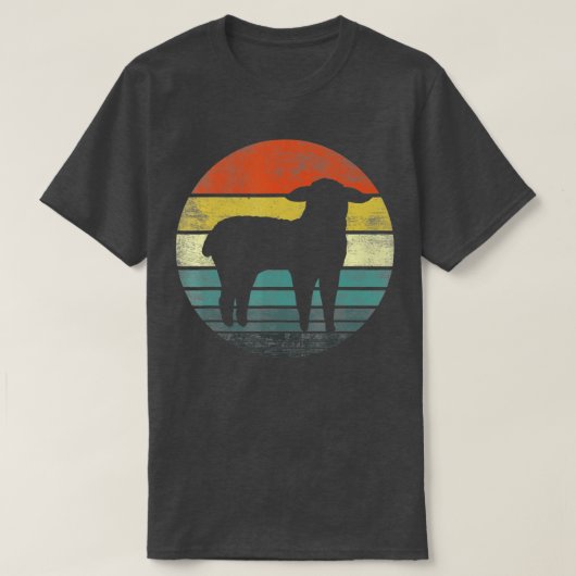 Sheep Lover Gifts Funny Farmer Retro Boerderij T-shirt (Design voorkant)