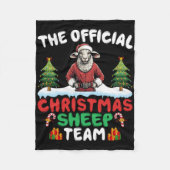 Sheep Lover Xmas Lights Christmas Tree Christmas S Fleece Deken (Voorkant)