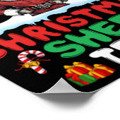 Sheep Lover Xmas Lights Christmas Tree Christmas S Poster (Hoek)