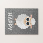 Sheep maakt me gelukkig legpuzzel (Horizontaal)