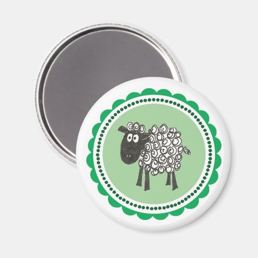Sheep Magnet (Voorkant / Achterkant)