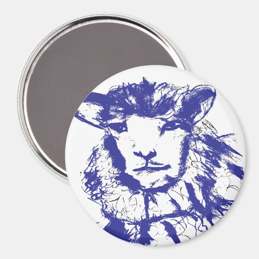 Sheep Magnet (Voorkant / Achterkant)