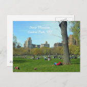 Sheep Meadow, Central Park, NYC Briefkaart (Voorkant / Achterkant)