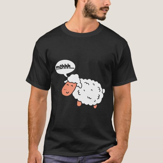Sheep Mehhh Dierenvriend Farmer Funny T-shirt UAsA (Voorkant)