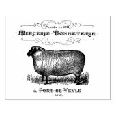Sheep Mercantile Animal Script Rubberstempel (Afrduk)