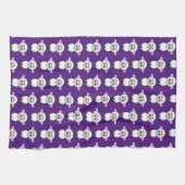 Sheep Paars Kitchen Hand Towel Theedoek (Horizontaal)