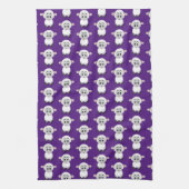 Sheep Paars Kitchen Hand Towel Theedoek (Verticaal)