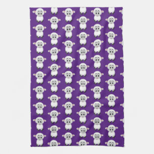 Sheep Paars Kitchen Hand Towel Theedoek
