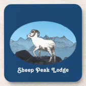 Sheep Peak Lodge Bier Onderzetter (Voorkant)