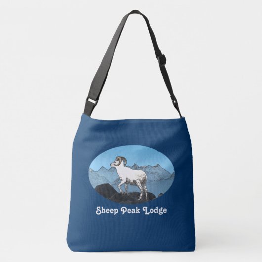Sheep Peak Lodge Crossbody Tas (Achterkant)