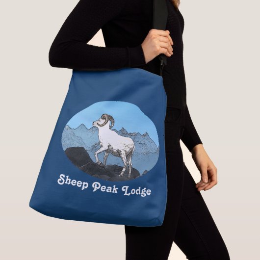 Sheep Peak Lodge Crossbody Tas (Dichtbij)