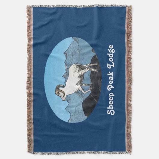Sheep Peak Lodge Deken (Voorkant Verticaal)