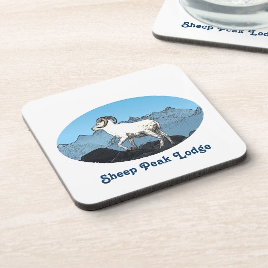 Sheep Peak Lodge Drankjes Onderzetter (Linkerzijde)