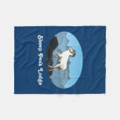 Sheep Peak Lodge Fleece Deken (Voorkant (Horizontaal))