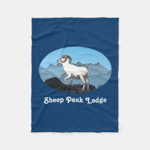 Sheep Peak Lodge Fleece Deken